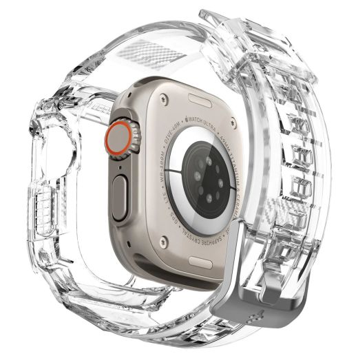 Защитный чехол Spigen Rugged Armor Pro Crystal Clear для Apple Watch Ultra | Ultra 2 49mm (ACS05461)