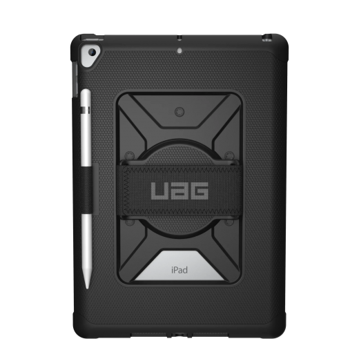 Чехол UAG Metropolis with Handstrap Black (12191LB14040) для iPad 10.2" (2019 | 2020 | 2021)