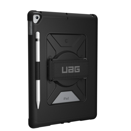 Чехол UAG Metropolis with Handstrap Black (12191LB14040) для iPad 10.2" (2019 | 2020 | 2021)