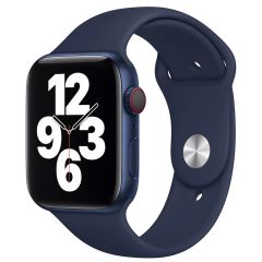 Оригінальний силіконовий ремінець Apple Sport Band Deep Navy для Apple Watch 42mm | 41mm | 40mm | 38mm