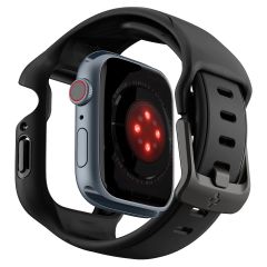 Ремешок с чехлом Spigen Liquid Air Pro Black для Apple Watch 45mm (ACS04182)