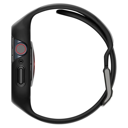 Ремінець з чохлом Spigen Liquid Air Pro Black для Apple Watch 45mm (ACS04182)