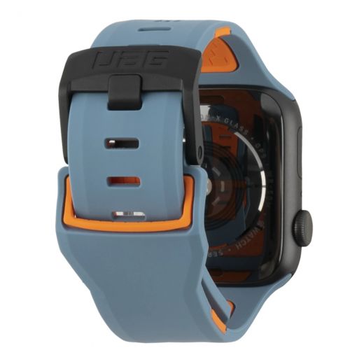 Ремінець UAG Civilian Silicone Slate/Orange для Apple Watch 45mm | 44mm | 42mm (19148D115497)