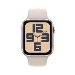 Смарт-годинник Apple Watch Series SE GPS, 44mm Starlight Aluminium Case with Starlight Sport Band Size M/L (MRE53) 2023