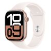 Смарт-часы Apple Watch Series 10 GPS 46мм Rose Gold Aluminium Case with Light Blush Sport Band M/L (MWWU3)