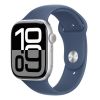 Смарт-часы Apple Watch Series 10 GPS 42мм Silver Aluminium Case with Denim Sport Band S/M (MWWA3)