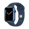Смарт-годинник Apple Watch Series 7 GPS, 45mm Blue Aluminium Case With Blue Sport Band (MKN83)
