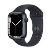Смарт-часы Apple Watch Series 7 GPS, 45mm Midnight Aluminium Case With Midnight Sport Band (MKN53)