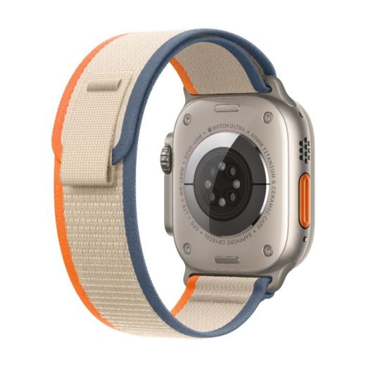 Оригінальний ремінець Apple Trail Loop Band Size M/L Orange/Beige для Apple Watch 49mm | 45mm | 44mm (MT5X3)