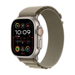 Оригінальний ремінець Apple Alpine Loop Large Olive для Apple Watch 49mm | 45mm | 44mm (MT5V3)