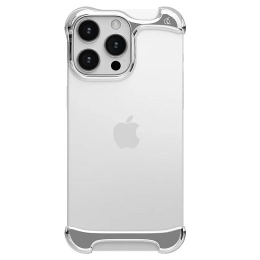 Металевий чохол-бампер Arc Pulse Silver для iPhone 16 Pro Max