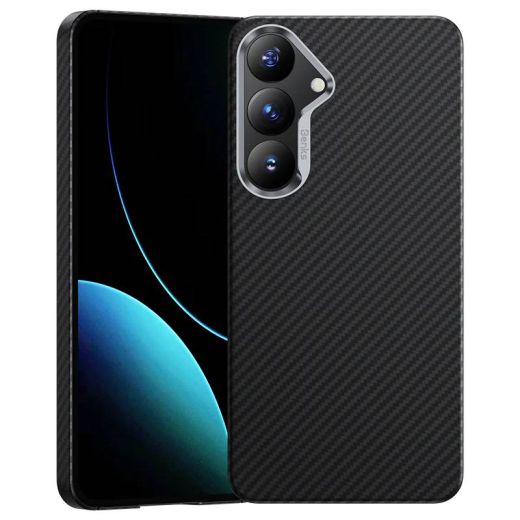 Карбоновый чехол Benks ArmorAir Case built with Kevlar® 600D Black для Samsung Galaxy S25 Plus