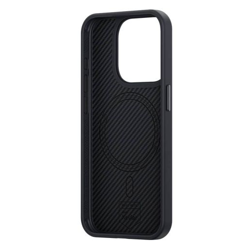 Карбоновый чехол Benks Armor Pro Kevlar Case (600D) with MagSafe Black для iPhone 15 Pro