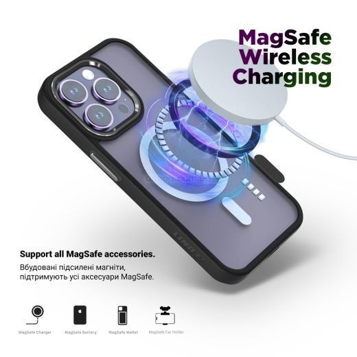 Чехол ArmorStandart Unit MagSafe Black для Samsung Galaxy S25 Plus (ARM82263)