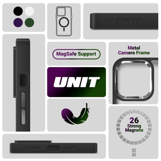 Чехол ArmorStandart Unit MagSafe Black для Samsung Galaxy S25 Plus (ARM82263)