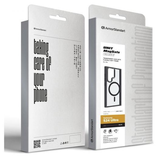 Чехол ArmorStandart Unit MagSafe Black для Samsung S24 Ultra (ARM74867)