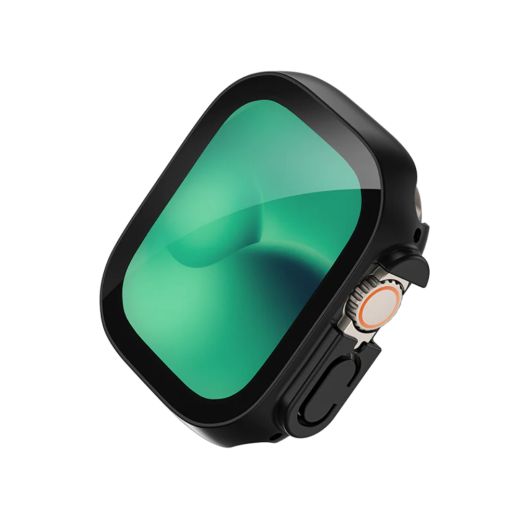 Захисне скло з бампером AMAZINGthing Marsix Pro Black для Apple Watch Ultra | Ultra 2 49мм