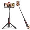 Палка для селфі на штативі Atumtek Premium Mini 80 см Phone Tripod Selfie Stick Red