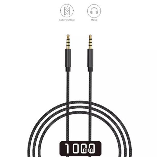 Кабель AUX WIWU Stereo Aux 1m 3.5mm to 3.5mm