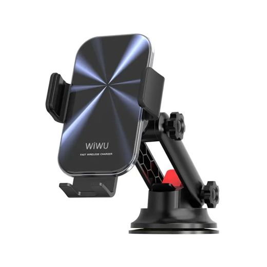 Автодержатель WIWU Liberator CH-307 Wireless Charger 15W Black