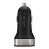 Автомобильное зарядное устройство Spigen Dual Port USB F24QC 4.8A Black