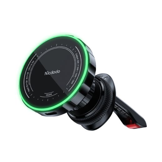 Автотримач Mcdodo [CH-5120] Atmosphere Light Wireless Car Charger with MagSafe 15W
