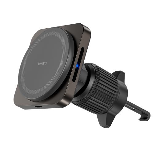 Держатель для телефона с беспроводной зарядкой WIWU CH-318 Magneto Wireless Charger with MagSafe 15W