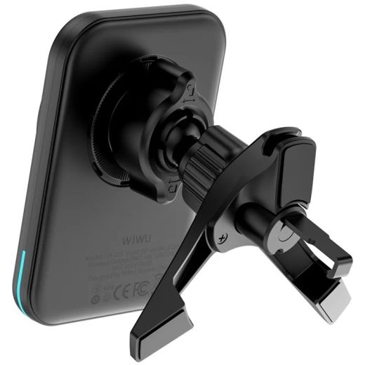 Автодержатель WIWU CH-323 Qi2 MAGO Wireless Car Charger 15W Black