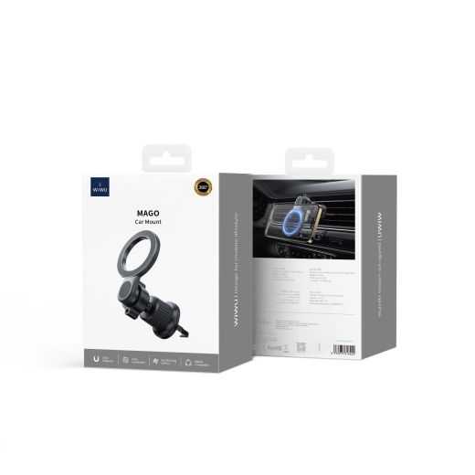 Автодержатель WIWU [Wi-W051] MAGO Car Mount with MagSafe Black