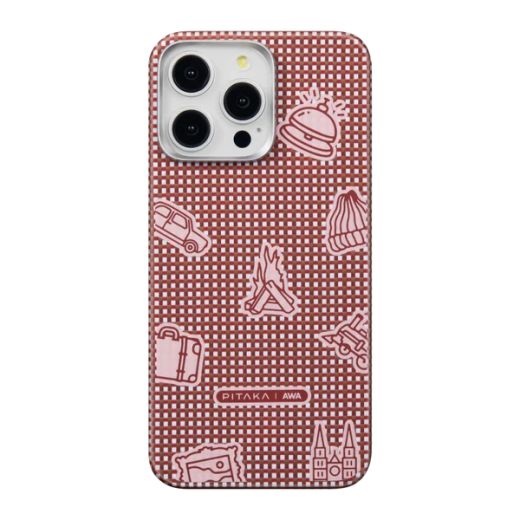 Карбоновий чохол Pitaka x AWA | MagEZ Case 5 Bonfire для iPhone 15 Pro Max