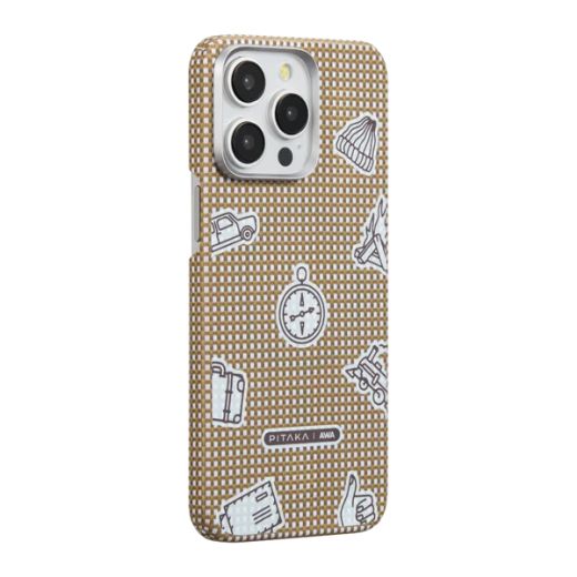 Карбоновый чехол Pitaka x AWA | MagEZ Case 5 Canyon для iPhone 15 Pro Max