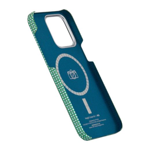 Карбоновый чехол Pitaka x AWA | MagEZ Case 5 Forest для iPhone 15 Pro