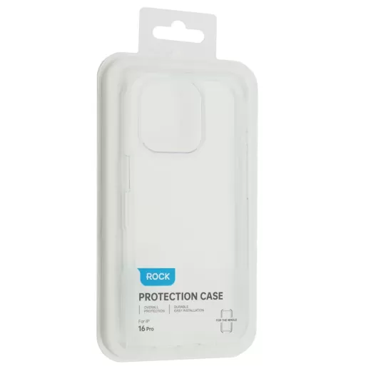 Прозорий чохол Rock Pure Series Protection Case Transparent для iPhone 16 Pro