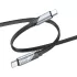 Кабель HOCO U119 Machine 60W Type-C to Type-C 1.2м Black