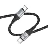 Кабель HOCO X102 Fresh 60W Charging Data Cable Type-C to Type-C 1м Black