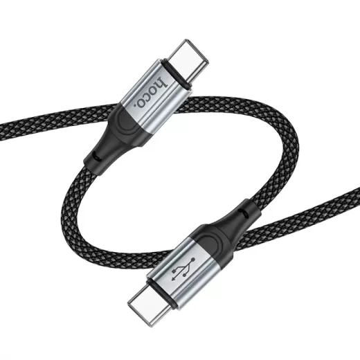 Кабель HOCO X102 Fresh 60W Charging Data Cable Type-C to Type-C 1м Black