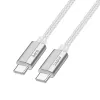 Кабель HOCO U134 Primero 240W Charging Data Cable Type-C to Type-C 5A/1.8м Gray