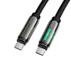 Кабель HOCO U136 Prize 60W Charging Data Cable USB-C to USB-C 1,2м Black
