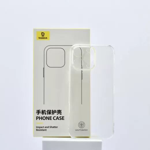 Прозрачный чехол Baseus Simple Case (Camera) Clear для iPhone 16 Pro Max