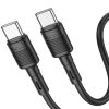 Кабель HOCO X83 Type-C to Type-C Victory 60W Charging Data Cable 1м Black