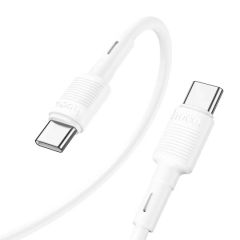 Кабель HOCO X83 Type-C to Type-C Victory 60W Charging Data Cable 1м White