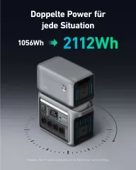 Зарядна станція Anker SOLIX C1000 + extended battery