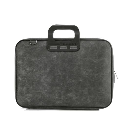 Сумка Bombata Denim Black для ноутбуков 16” M1 | M2 | M3 | M4 (2021 | 2022 | 2023 | 2024) | Air 15" M4 | M3 | M2 (2025 | 2024 | 2023)