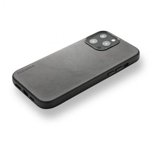 Кожаный чехол Decoded Back Cover Black для iPhone 13 Pro Max (D22IPO67PBC6BK)