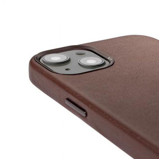 Кожаный чехол Decoded Back Cover Brown для iPhone 13 mini (D22IPO54BC6CHB)