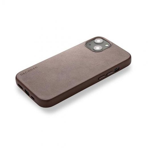 Кожаный чехол Decoded Back Cover Brown для iPhone 13 mini (D22IPO54BC6CHB)