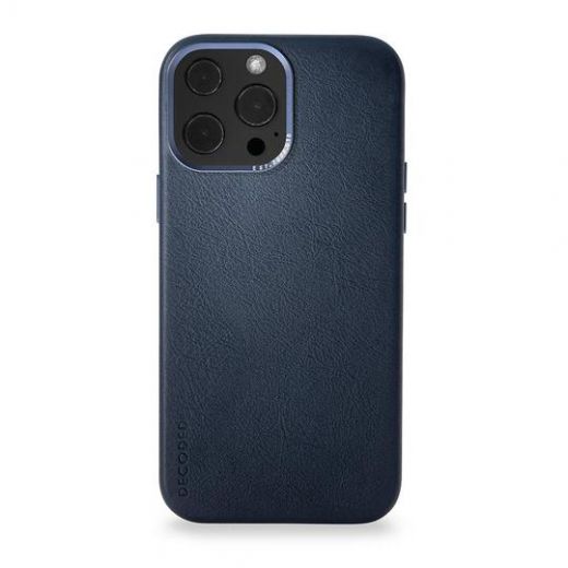 Кожаный чехол Decoded Back Cover Navy для iPhone 13 Pro Max (D22IPO67PBC6MNY)