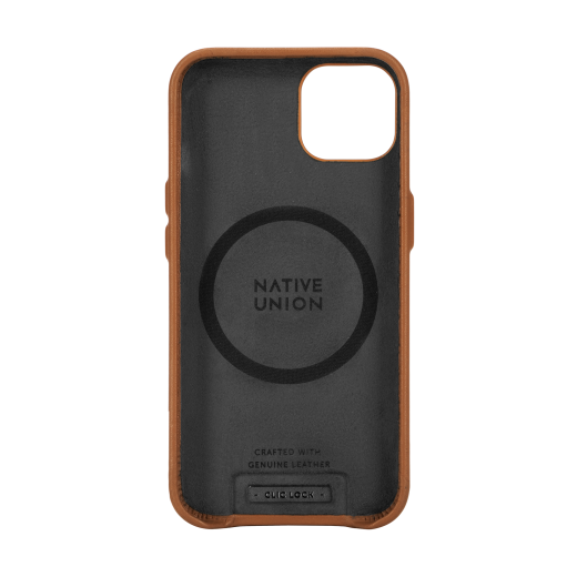 Чехол Native Union Clic Classic Magnetic Case Tan (CCLAS-BRN-NP21M) для iPhone 13