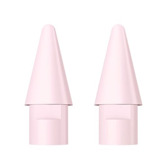 Наконечники для стілуса Baseus 2pcs Pencil Tips Pink для Apple Pencil