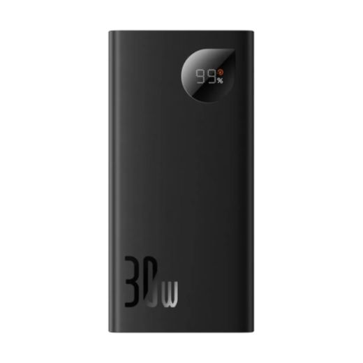 Повербанк (внешний аккумулятор) Baseus Adaman Metal Digital Display Overseas Edition 30W 10000 mAh Black (PPAD040101)